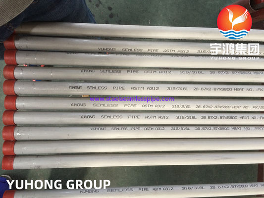 ASTM A312 TP316L ống thép không gỉ cho các ứng dụng hàng hải