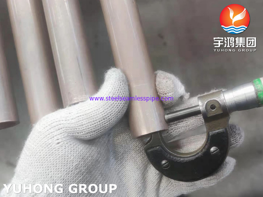 ASTM B111 C70600 ống đồng niken, CuNi 90/10 ống trao đổi nhiệt ống U Bend Tube