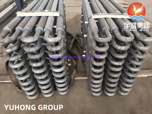 Ống trao đổi nhiệt, không may thép không gỉ U Bend Fined ống cho dầu và nhà máy khí đốt