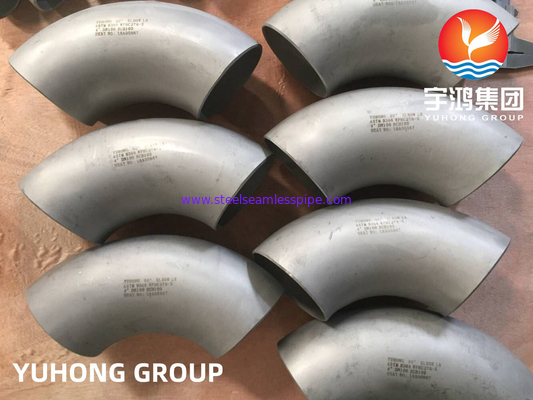 ASTM B366 UNS N10276 / Hastelloy C276 Khuỷu tay bằng thép Hastelloy Lắp mông