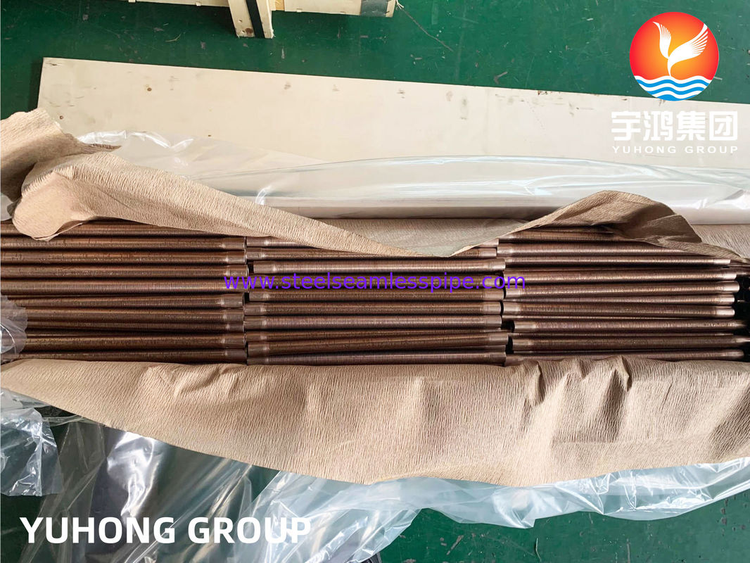 Bơm đồng hợp kim - Loại vây thấp, B111 C70600 O61 cu70/ni30 Đồng hợp kim cho máy làm mát không khí