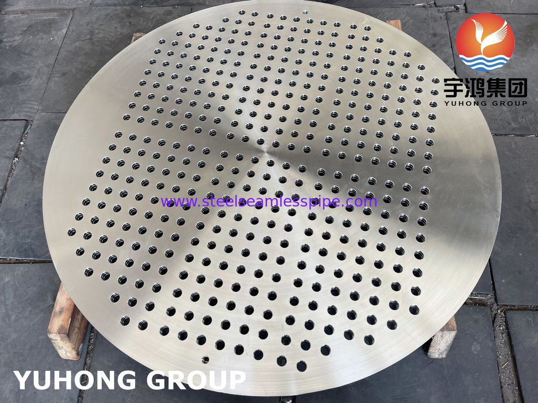 Tấm ống bằng thép không gỉ ASTM A182 F316L cho bộ trao đổi nhiệt vỏ và ống
