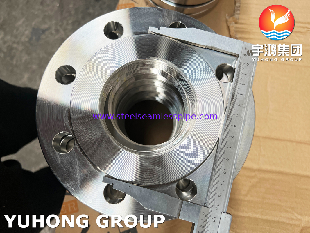 BS4504 (EN 1092-1) F316L Vòng vít thép không gỉ, BSPP Thread PN16 loại rèn