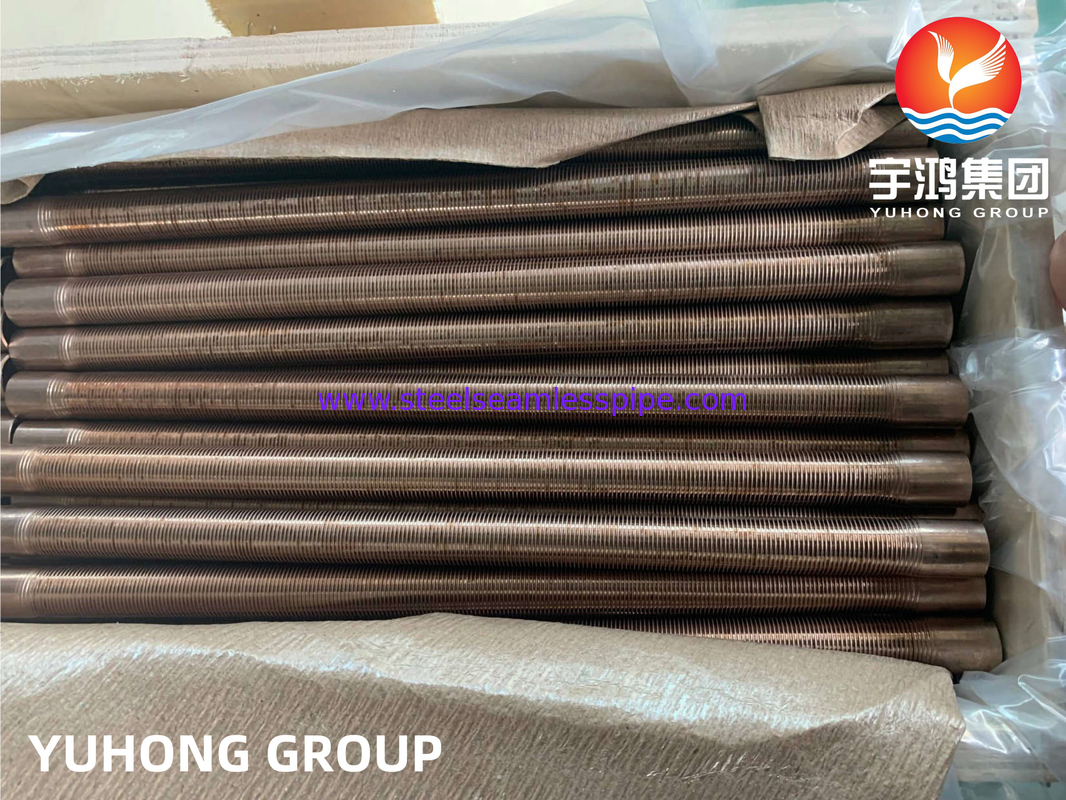 ASTM B111 C70600 Cu-Ni 90/10 ống vây thấp cho hệ thống sưởi ấm bằng tụ