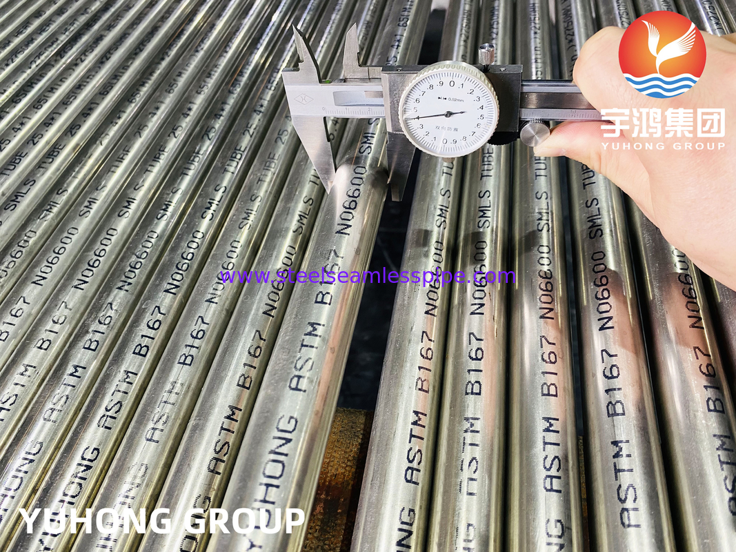 lò phản ứng hạt nhân ống sử dụng ASTM B167 Inconel 600 / UNS N06600 Loại liền mạch