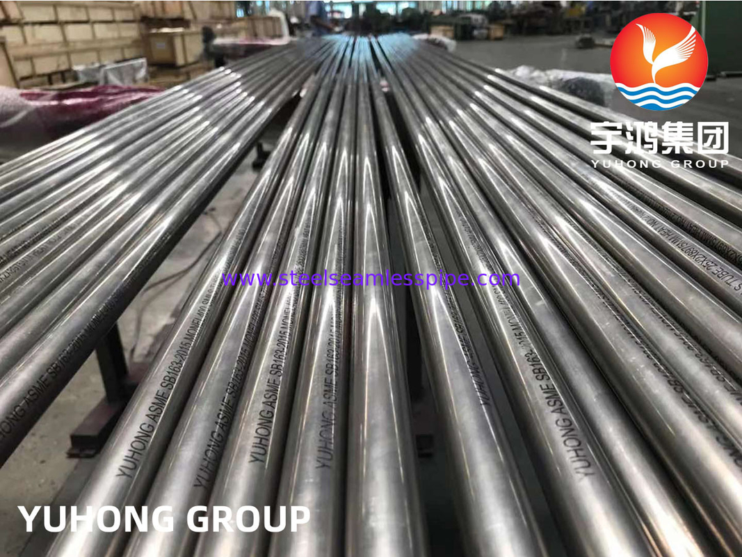 Bộ trao đổi nhiệt Ống hợp kim niken Độ chính xác cao ASME SB163 / SB167 Ống hợp kim Nicckel liền mạch tiêu chuẩn