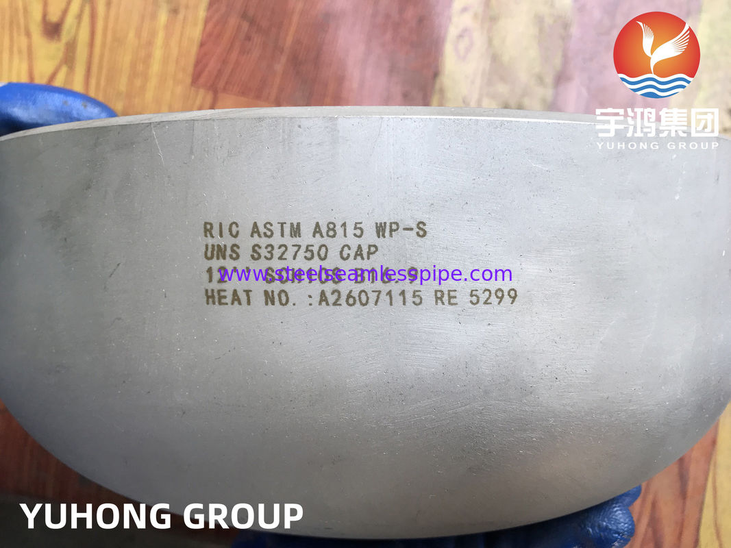 ASTM A815 S32750 / SAF 2507 Nắp, Phụ kiện ống hàn đối siêu duplex cho các nền tảng dầu khí ngoài khơi