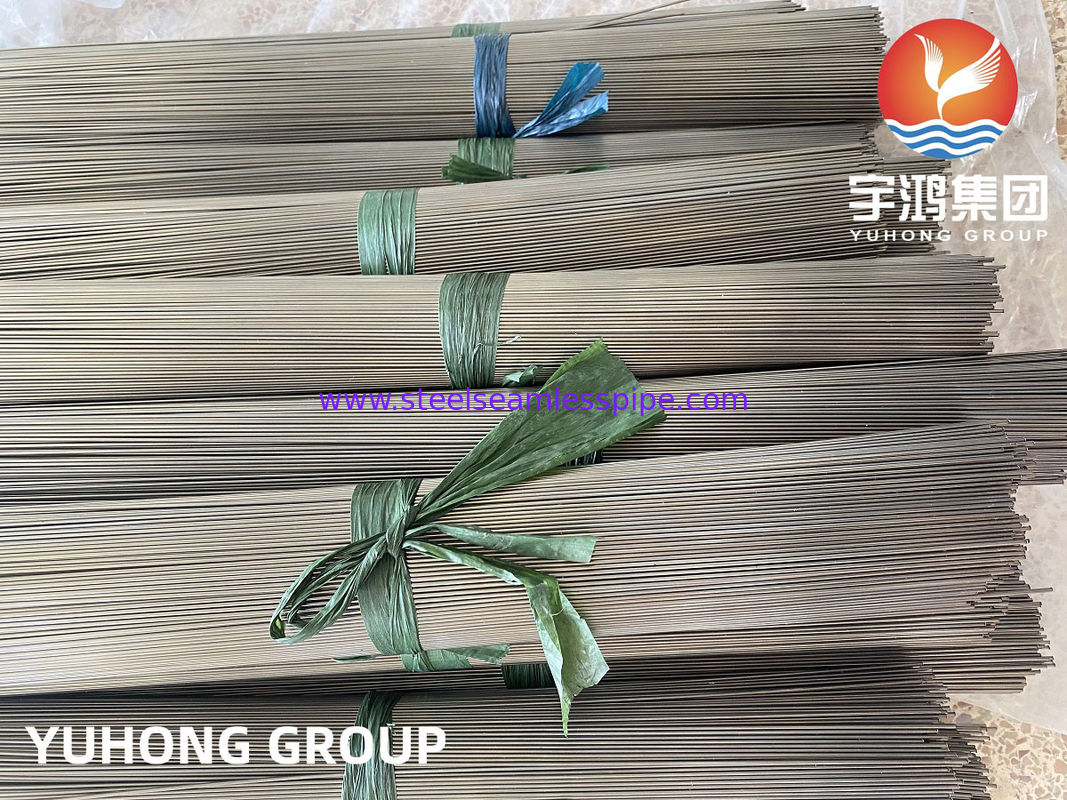 ống ống tóc bằng thép không gỉ Đèn rực rỡ ủ ASTM A213 / ASTM A269 TP304/304L TP316/316L 19.05 X 1.65 X 6096MM