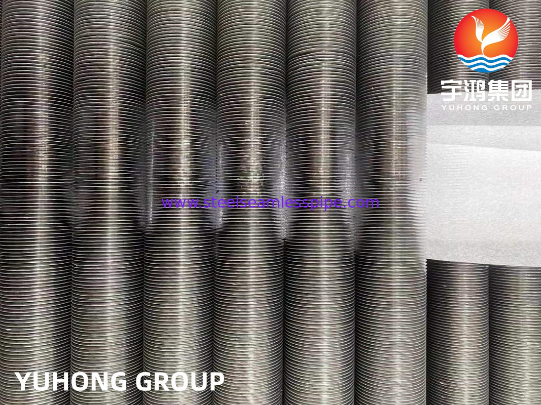 ASME SB163 UNS N04400 Lớp hợp kim niken được nhúng ống loại G với vây nhôm