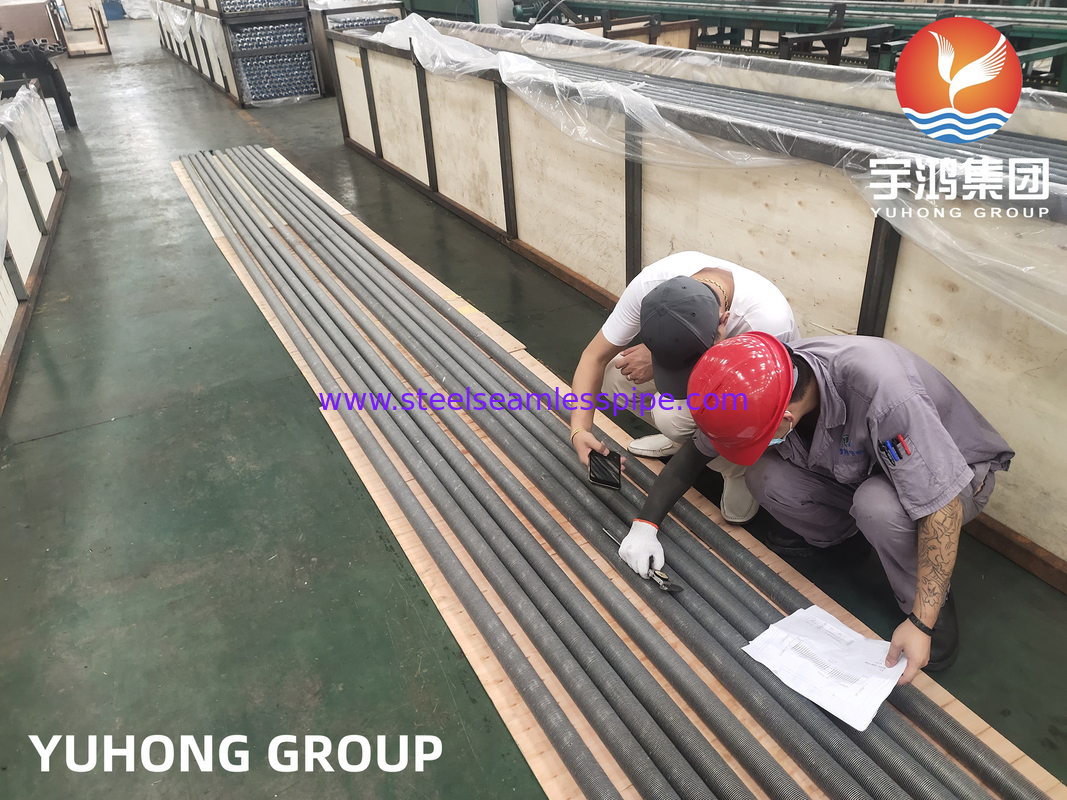 ASTM A213 TP304 ống vây ép cho ngành công nghiệp dầu mỏ ống trao đổi nhiệt ống làm mát không khí ứng dụng tụ