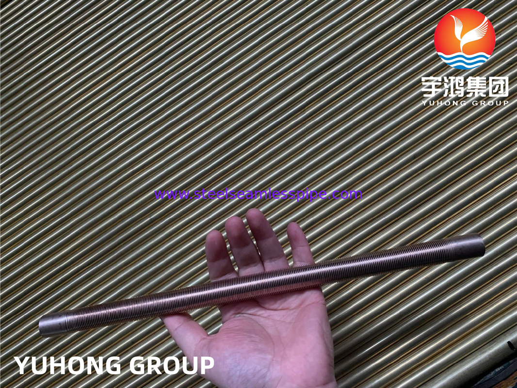 Hợp kim đồng niken 90/10 C70600 Ống nhôm ép đùn cho bộ trao đổi nhiệt Máy làm mát không khí Máy làm mát bằng chất lỏng