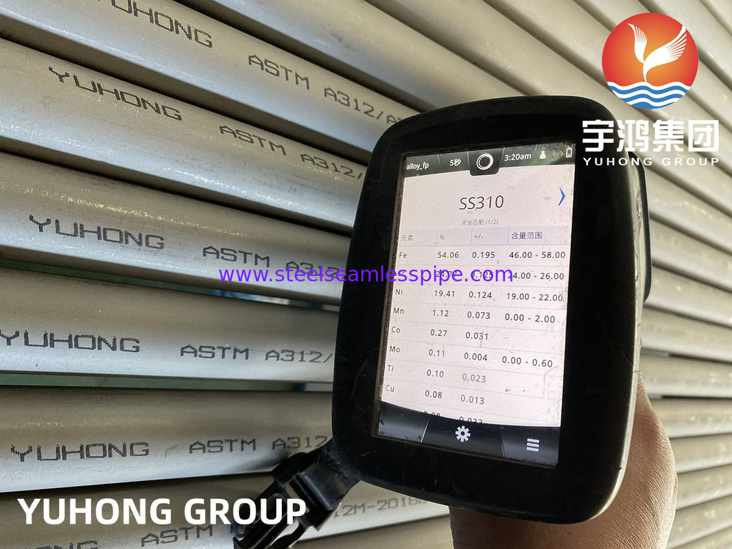 ASME SA2312 TP310S∙ ASTM A312 TP310S TP310H 310S 310MoLN ống thép không gỉ cho dầu khí công nghiệp