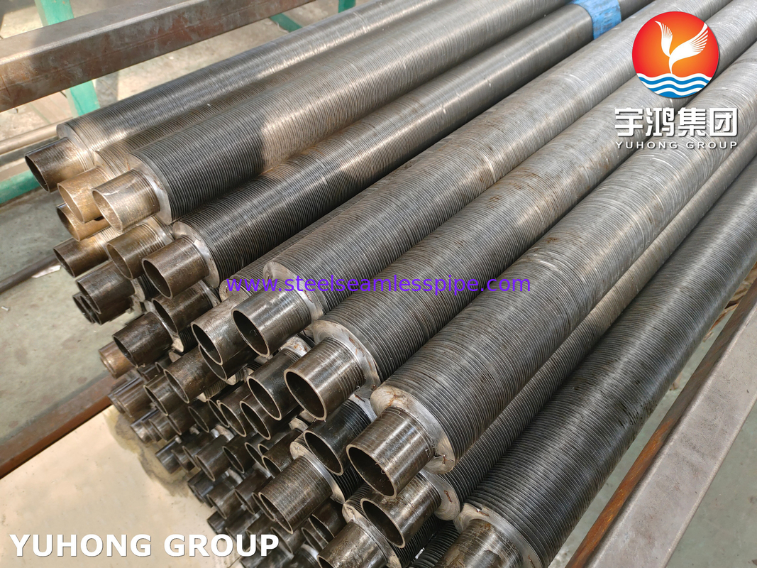 ASTM A179 ống thép cacbon với nhôm1060 vây, được nhúng ống vây loại G