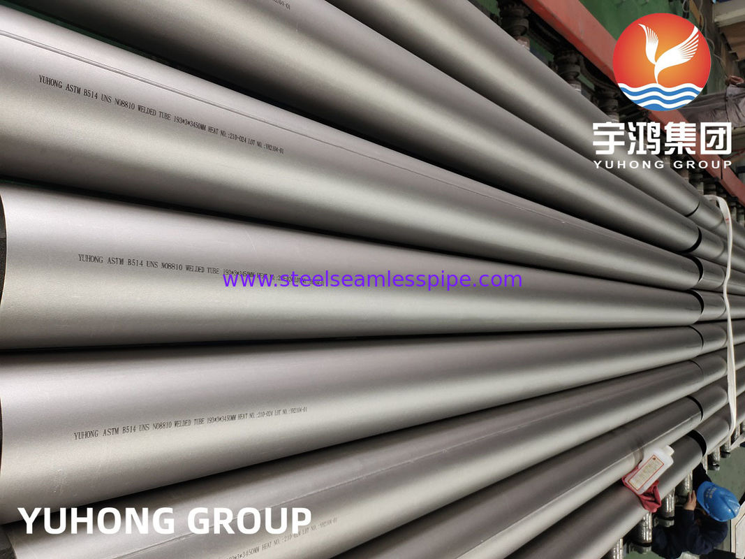 ASTM B514 N08800 Inconel 800H Inconel Nickel hợp kim ống hàn để xử lý khí