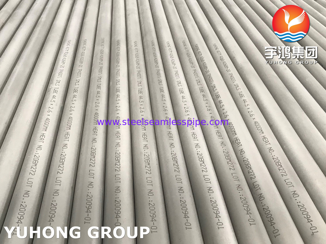 Bụi không may thép không thô A268 TP405 TP409 TP410 TP430 TP430Ti Ứng dụng trao đổi nhiệt