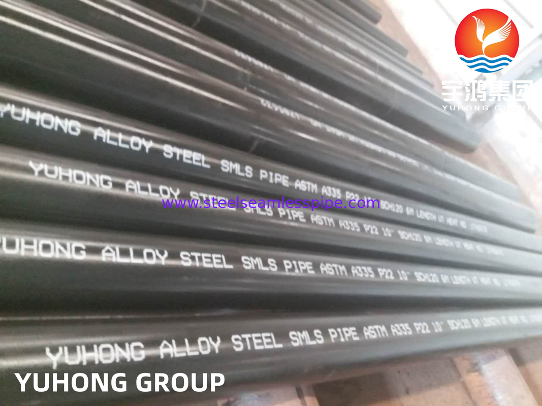 Bơm thép hợp kim không may ASTM A335, ASME SA335 P5 P9 P11 P12 P22 P91 P92 Đối với năng lượng nhà máy điện, nồi hơi chất lỏng,năng lượng nhiệt