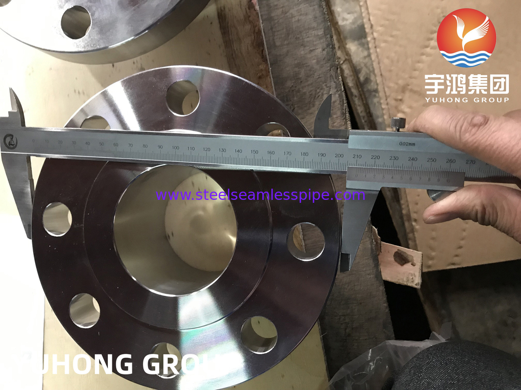 ASTM A182 F51 Duplex Steel Forged Weldneck Flange RF B16.5 cho dầu và khí đốt