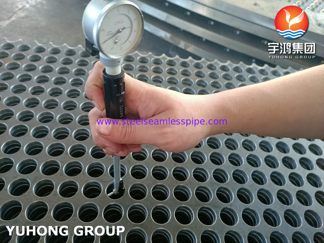 EN 10025-2 S235JR Bảng đệm cho hỗ trợ cấu trúc và hiệu quả chuyển nhiệt của bộ trao đổi nhiệt