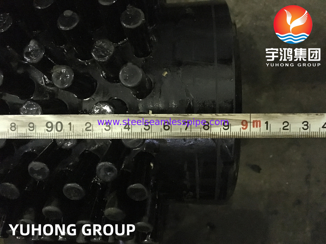 ASTM A335 P9 SS 410 Stud Fin Studded Fin Tube cho lò cải tạo hơi nước