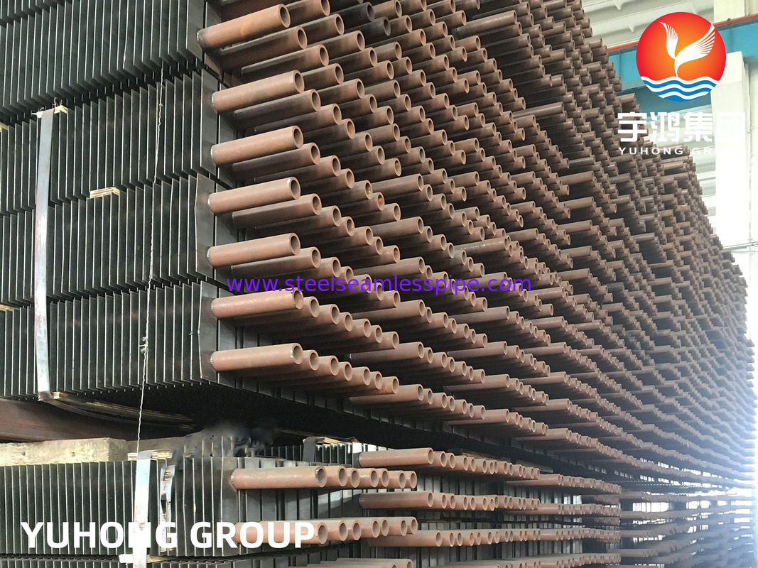 ASTM A192 Carbon Steel HH-Type Square Fined Tube cho Economizer trong nồi hơi