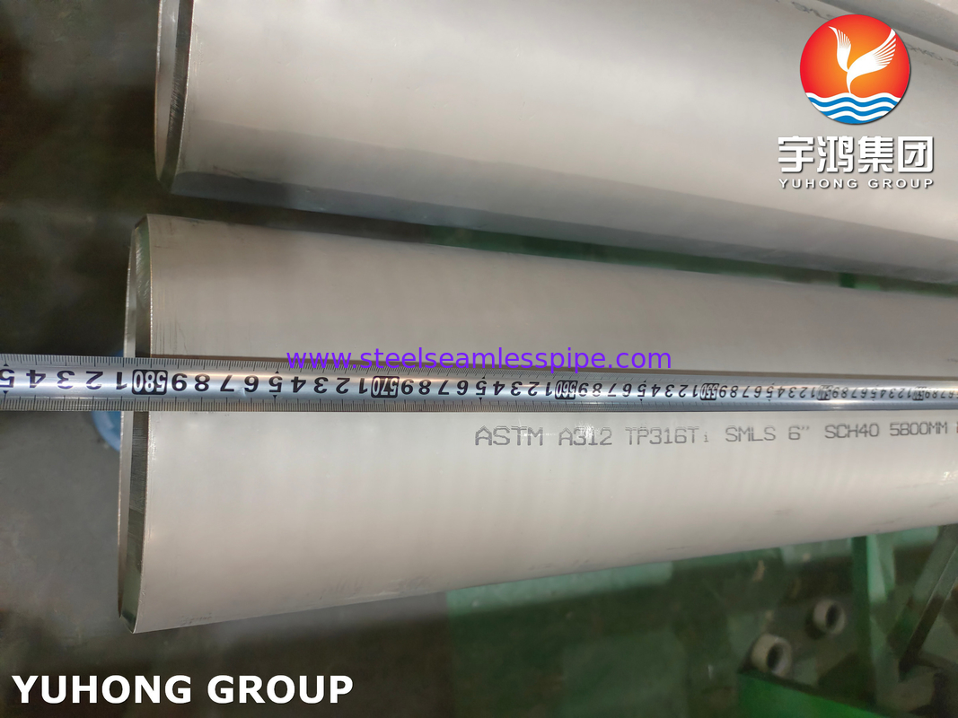 ASTM A511 TP316 316L 1.4404 Stainless Steel Seamless Pipe Pickled Annealed ABS Chứng nhận