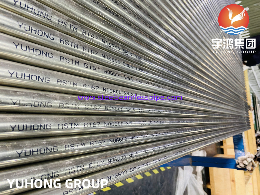 ASME SB167 Inconel 600 ống không may SCC kháng cho lò phản ứng hydro hóa