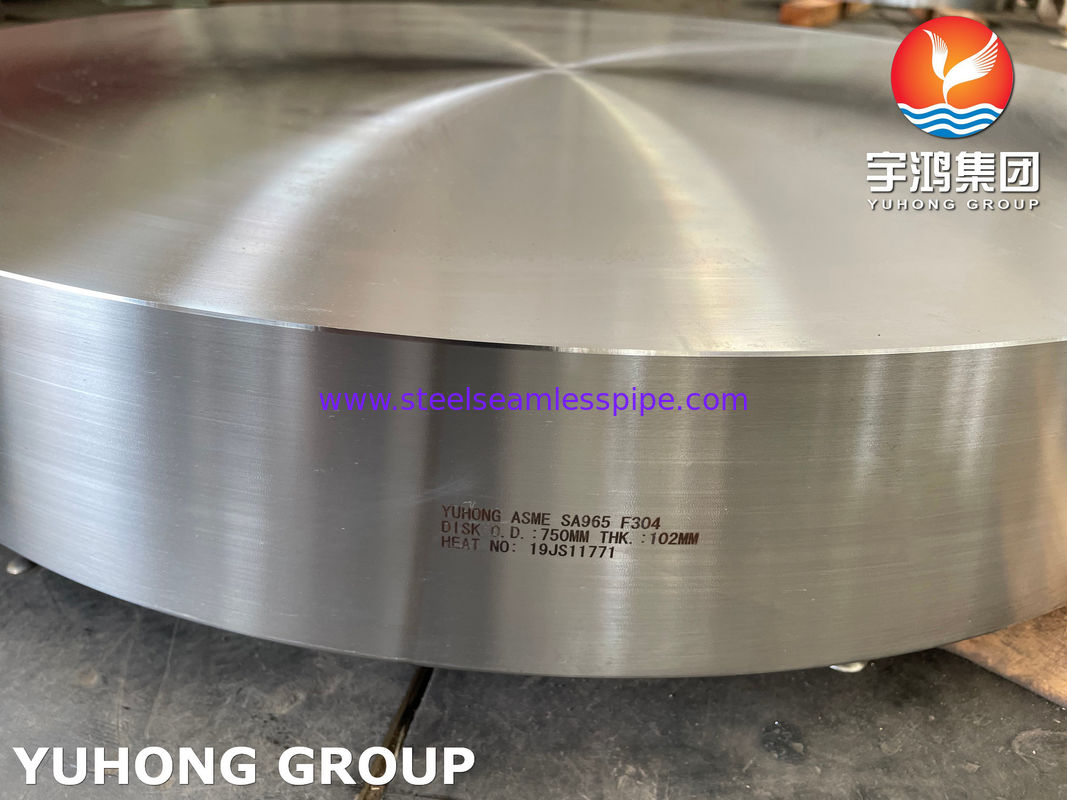 ASME SA965 F304 Disk And SA266 GR.2 Ring For Heat Exchanger (Phần thay đổi nhiệt)