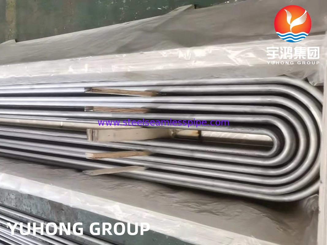 ASME SA213 TP347 TP347H ống u cong thép không gỉ ET/HT cho ống trao đổi nhiệt