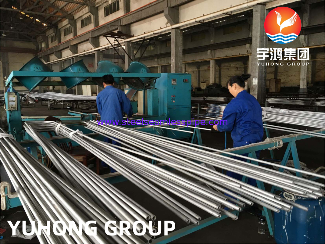 ASME SA213 TP904L UNS NO8904 ống u cong thép không gỉ 19,05 MM X 1,65 MM cho bộ trao đổi nhiệt