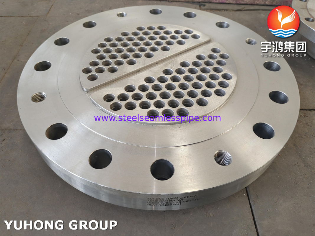 ASME SA516 Gr.70N Bảng ống thép carbon, tấm bình áp suất cho máy trao đổi nhiệt