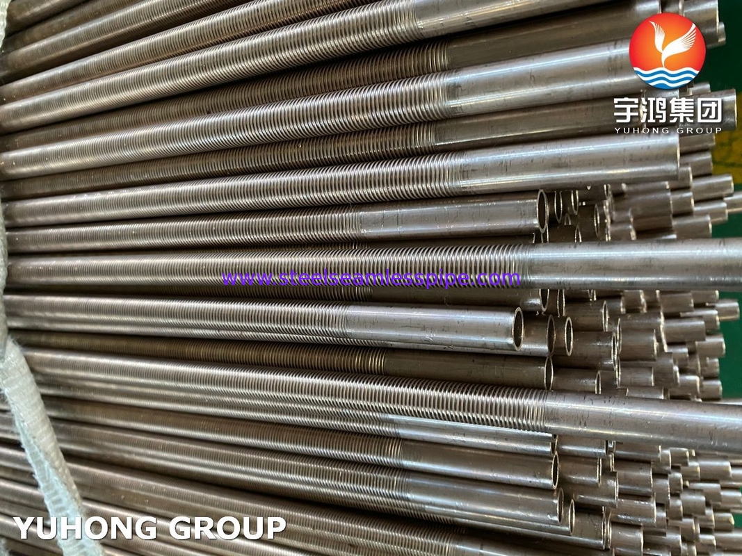 B111 C70600 Máy làm mát không khí bằng hợp kim đồng Nickel đồng đồng bằng ống cánh thấp cho máy trao đổi nhiệt