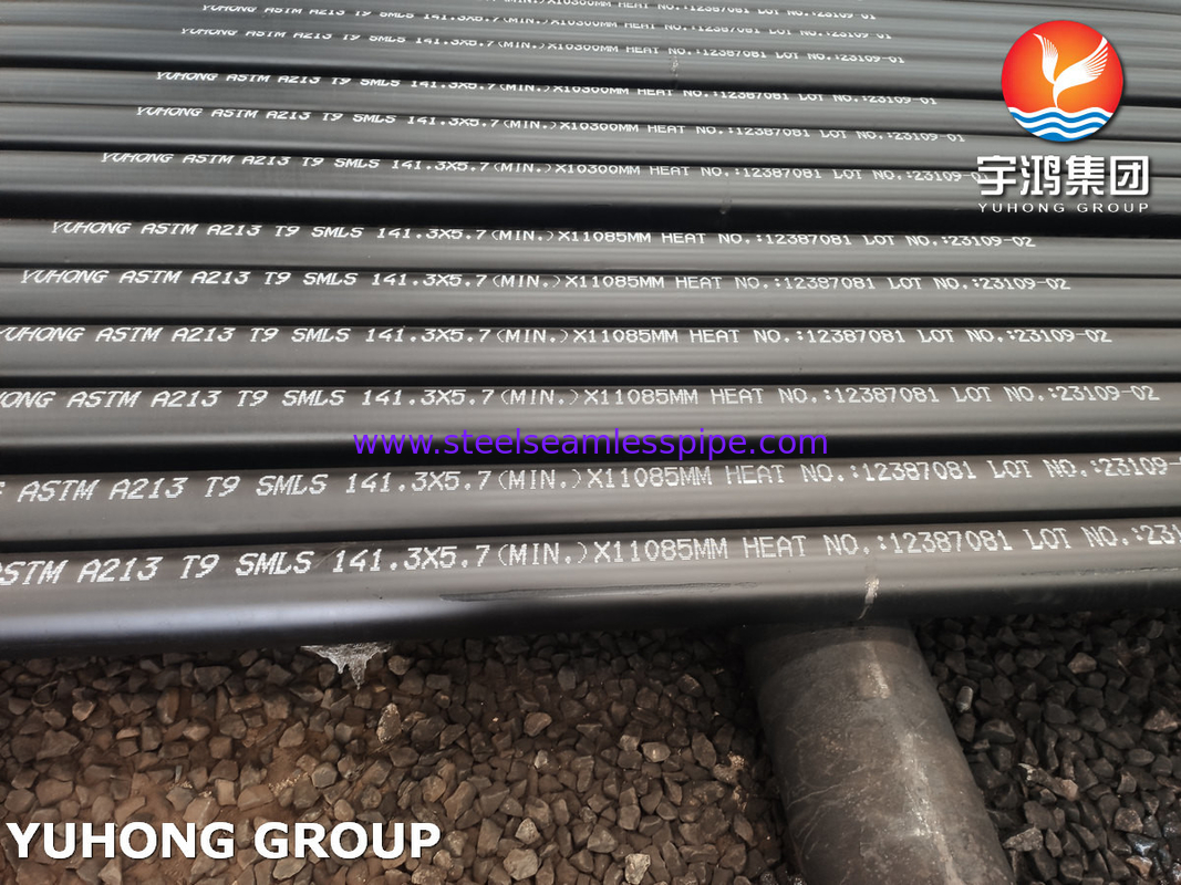 ASME SA213 T9 T11 T22 T91 ống không may bằng thép hợp kim cho ống lò đốt