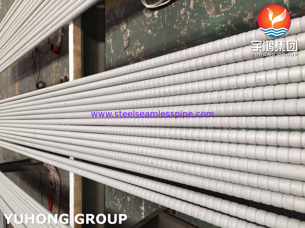 GOST9941 12X18H10T TP321 Thép không gỉ ống vây lợp cho máy làm mát không khí