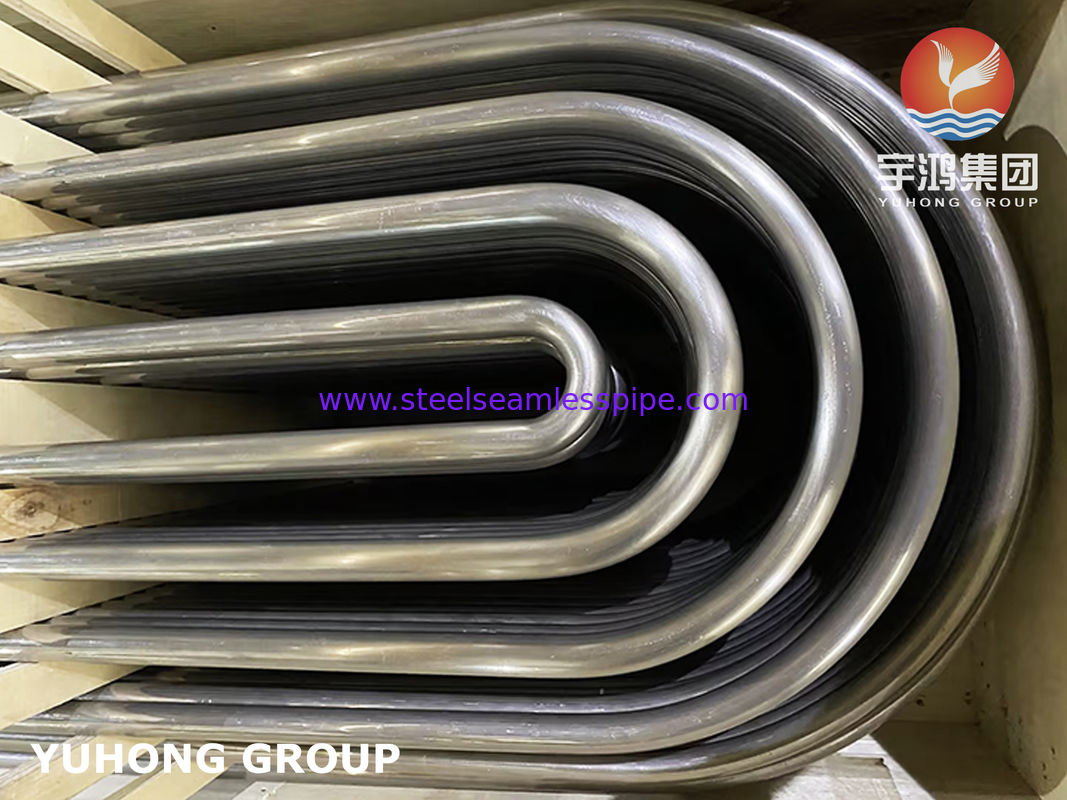 Monel 400 UNS N04400 U Bend Tube ASME SB163 ống hợp kim niken liền mạch