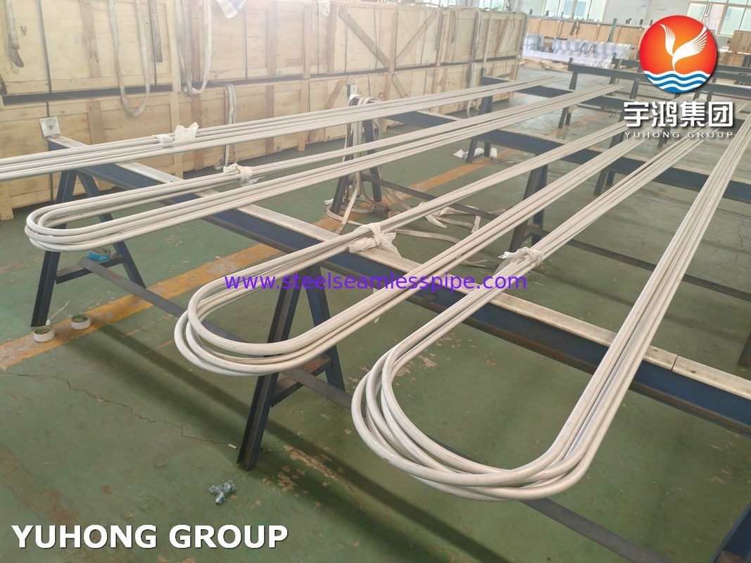 Rụng không gỉ ống liền mạch ASME SA213 TP304 1.4301 19.05 X 1.65 X Chiều dài cho bộ trao đổi nhiệt