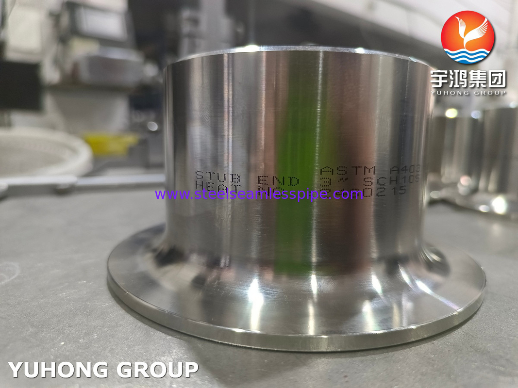 Đầu cuối bằng thép không gỉ ASTM A403 WP317 B16.9 Đầu mối nối mông