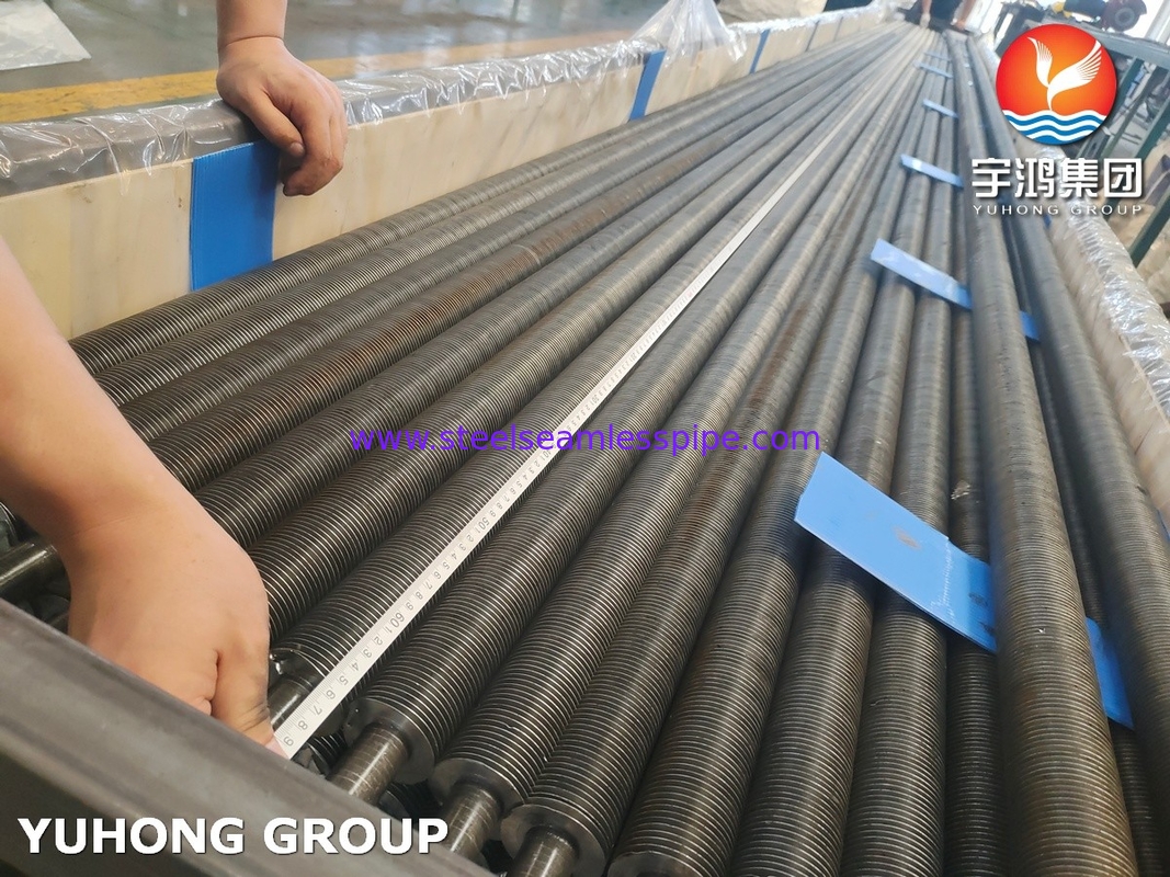 Máy sấy hạt giống loại ASTM A179 ống liền mạch nhôm Al1060 Fin nhúng loại G
