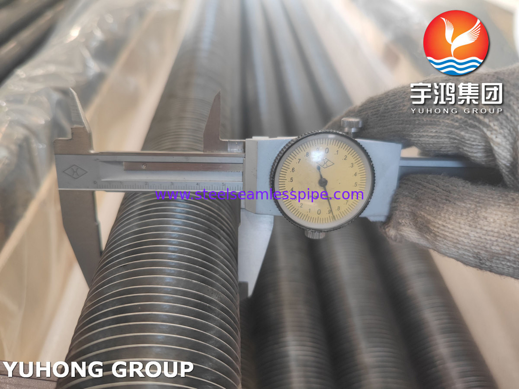 L loại ống có vây A179 ống cơ sở nhôm A1060 A1100 cho máy làm mát không khí