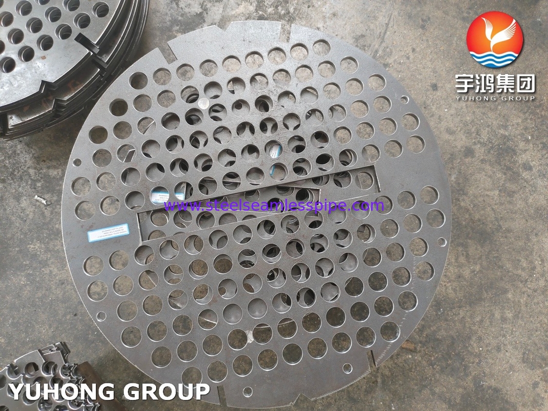 ASME SA516 Gr.70 Thép Baffle Plate Boiler And Pressure Vessel Support Plates
