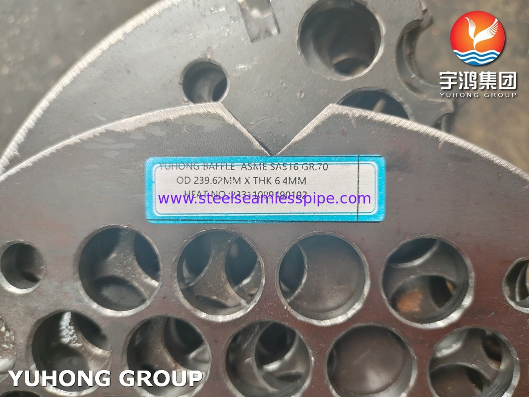 ASTM B171 C71500 đồng niken 70/30 Bảng ống cho máy trao đổi nhiệt vỏ và ống