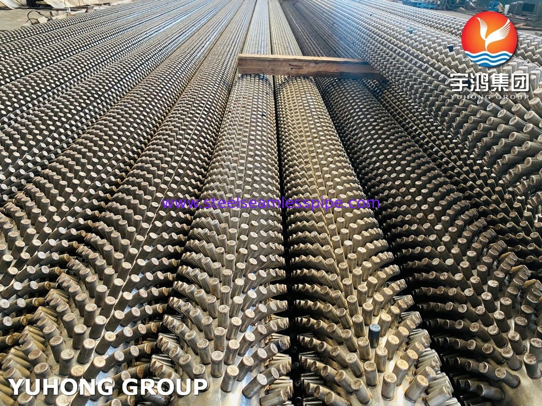 ASTM A213 lớp T9 kim loại hợp kim thép ống liền mạch ống vây đệm cho lò hơi nước