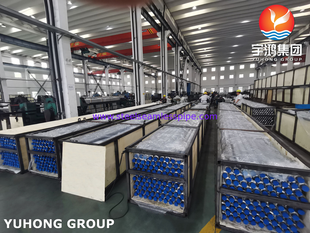 L loại ống A179 thép cacbon ống liền mạch Al Fin cho tháp làm mát