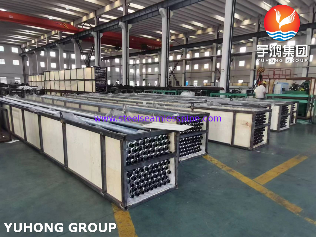ASTM A210 GR.A1, Thép carbon ống nhúng vây với dải nhôm, 100% ECT