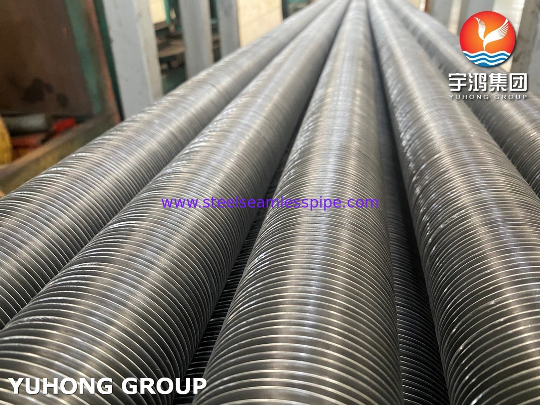 Ống hàn tần số cao ASTM A106 Gr.B Carbon Steel Fin Pipe For Heater