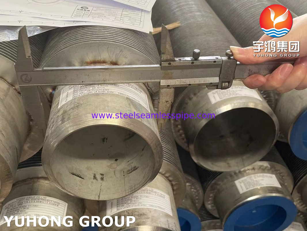 TP347H Thép không gỉ ống vây liền mạch loại HFW cho máy sưởi đốt