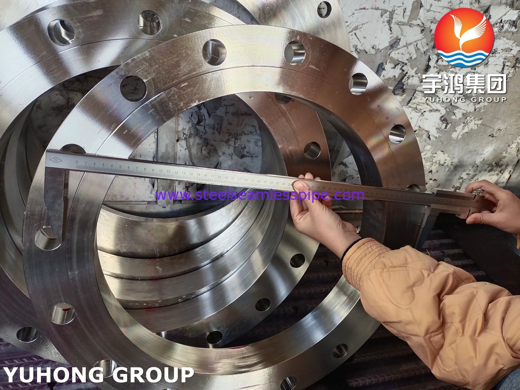 ASTM A182 F904L / UNS N08904 Thép không gỉ trượt trên sườn B16.5 SORF sườn