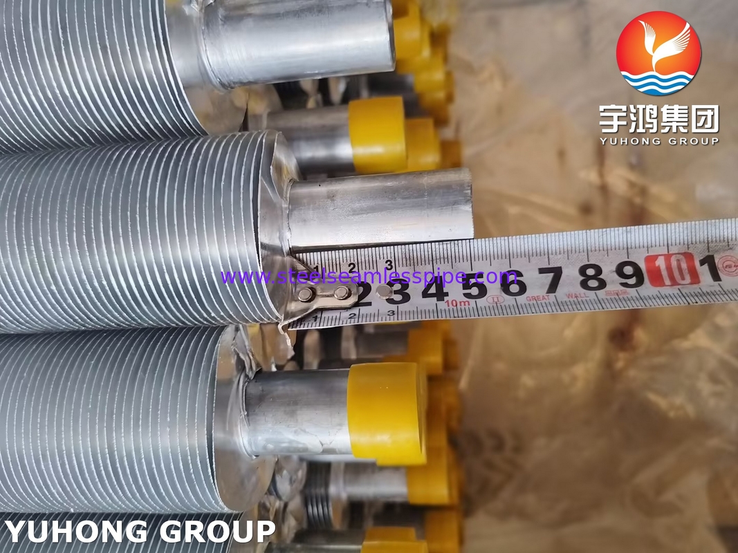 ASME SA249 TP316L ống vây vây với dải vây Al1100 cho máy làm mát không khí