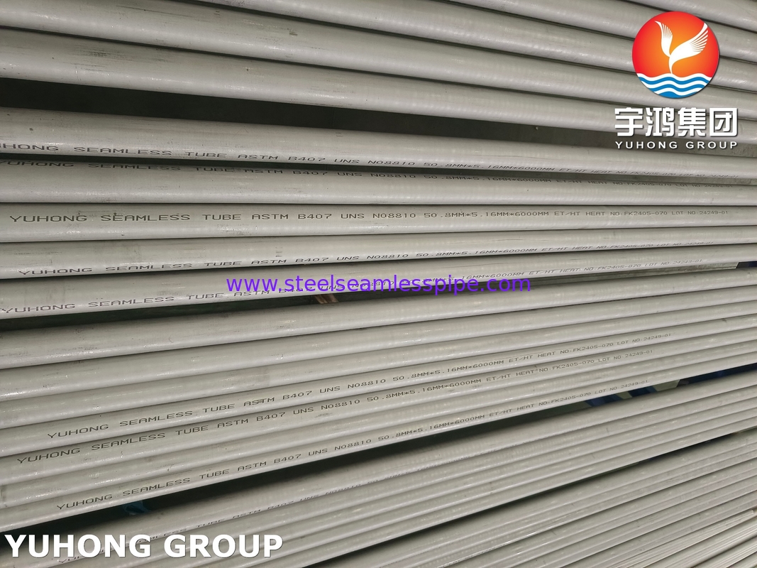 ASTM B407 UNS N08810 Chống ống kéo lạnh trong môi trường sulfure và chloride