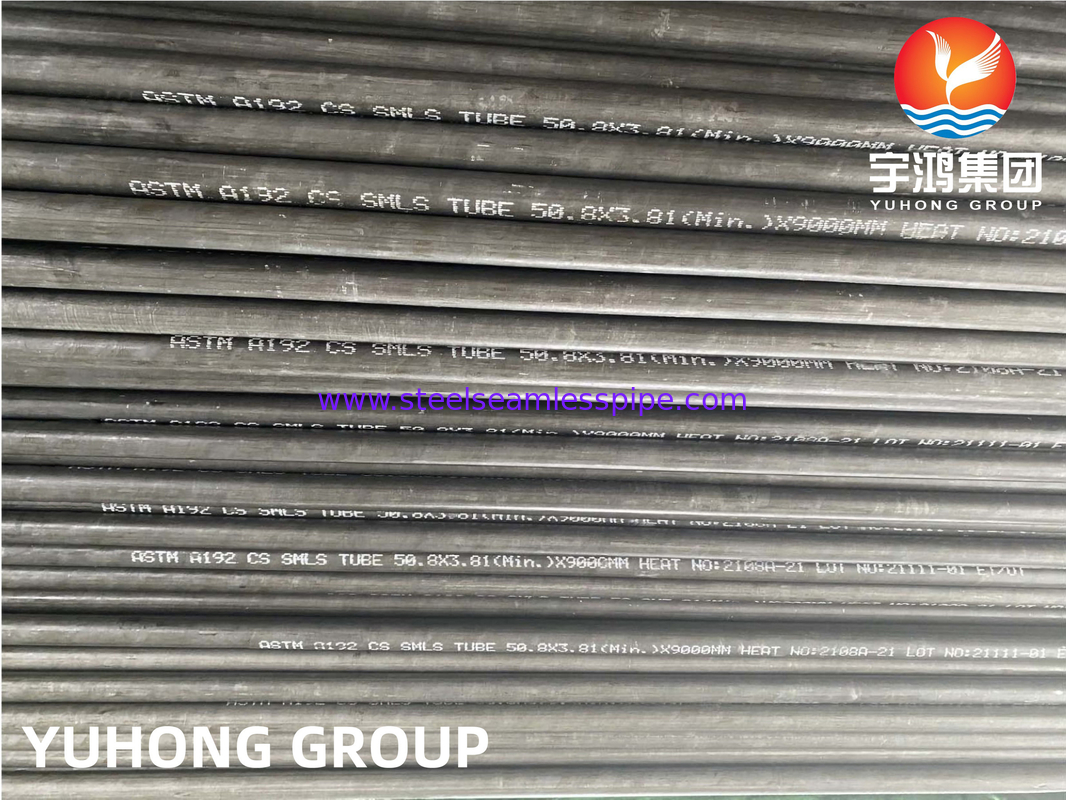 Rụng không may thép carbon ASTM A192 ASME SA192 Độ dày tường tối thiểu Ứng dụng lò nồi bếp dịch vụ áp suất cao