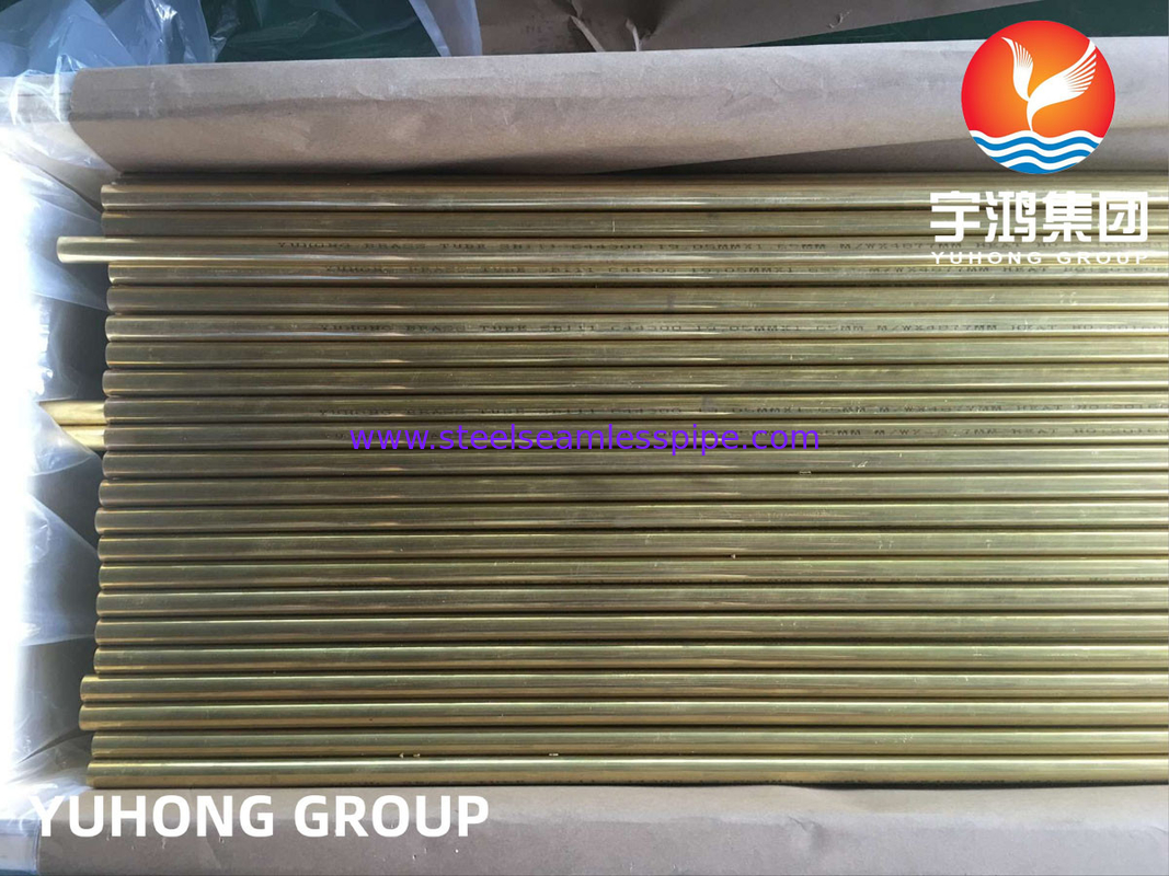 Rụng không may hợp kim đồng ASTM B111 C70600,C44300,C71500 Thiết bị nước biển Ứng dụng trên và ngoài khơi